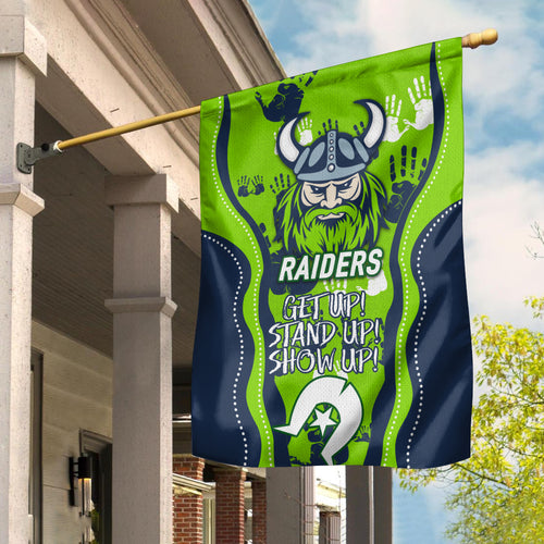 Canberra Raiders Rugby NAIDOC 2022 Aboriginal Garden Flag - LT12