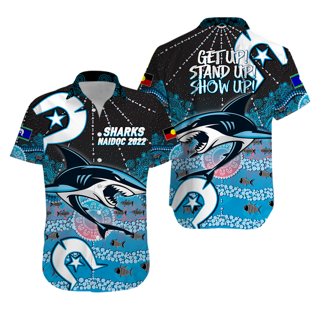 Sharks Rugby NAIDOC 2022 Aboriginal Hawaiian Shirt