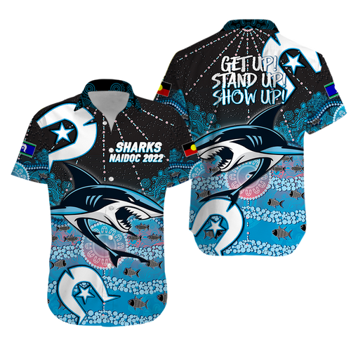 Sharks Rugby NAIDOC 2022 Aboriginal Hawaiian Shirt