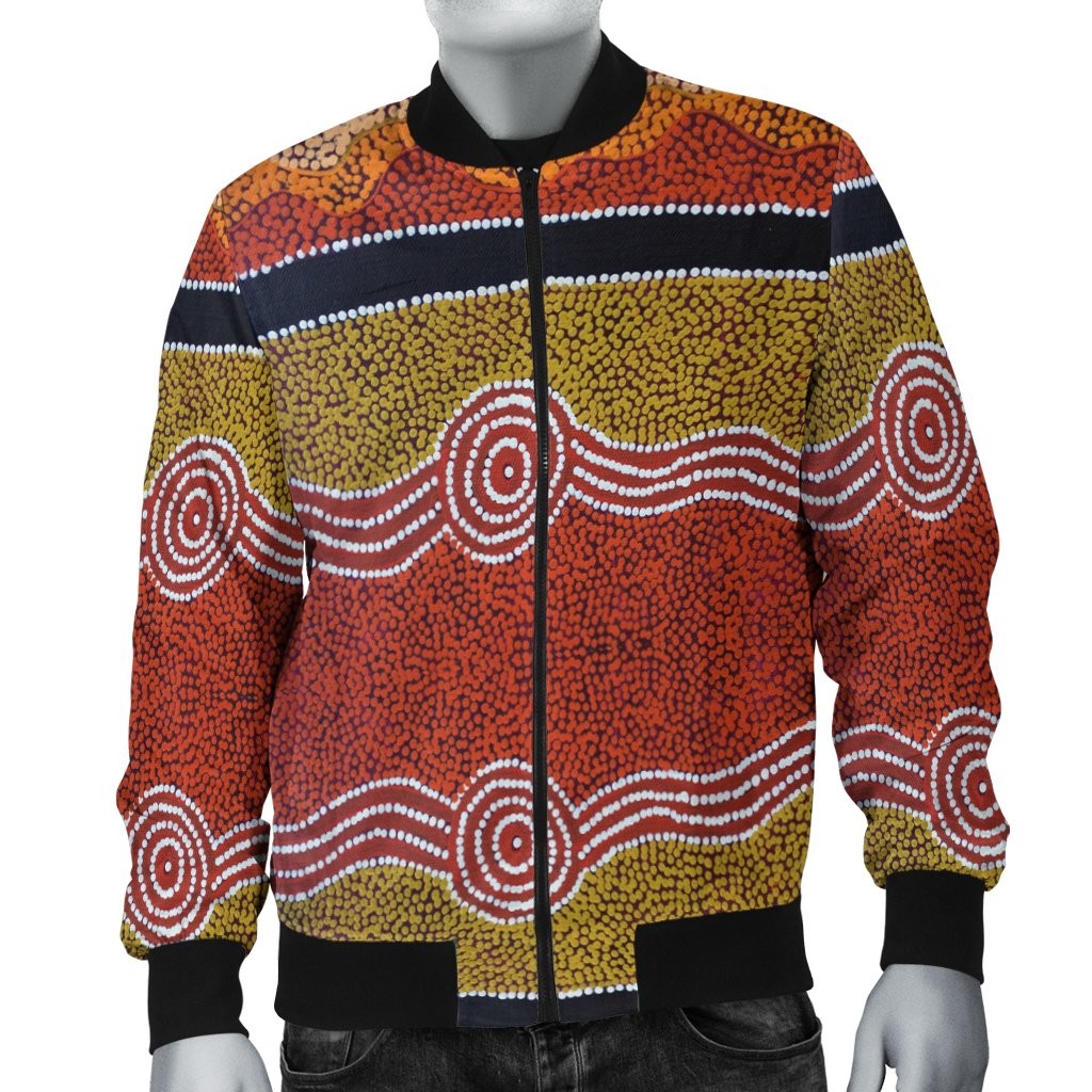 bomber-jacket-aboriginal-dot-style