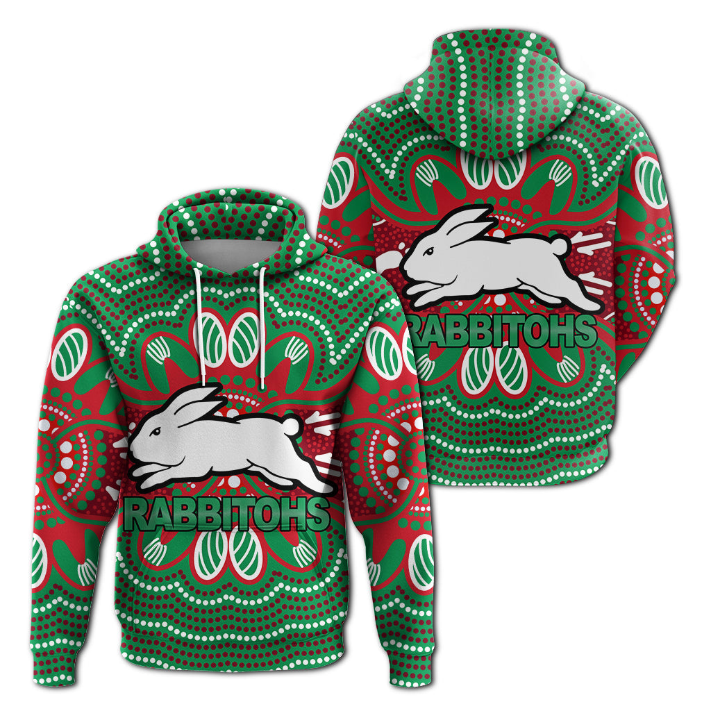 rabbitohs-hoodie-aboriginal-dot-painting