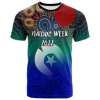 naidoc-week-2022-torres-strait-islander-with-aboriginal-dot-painting-art-t-shirt