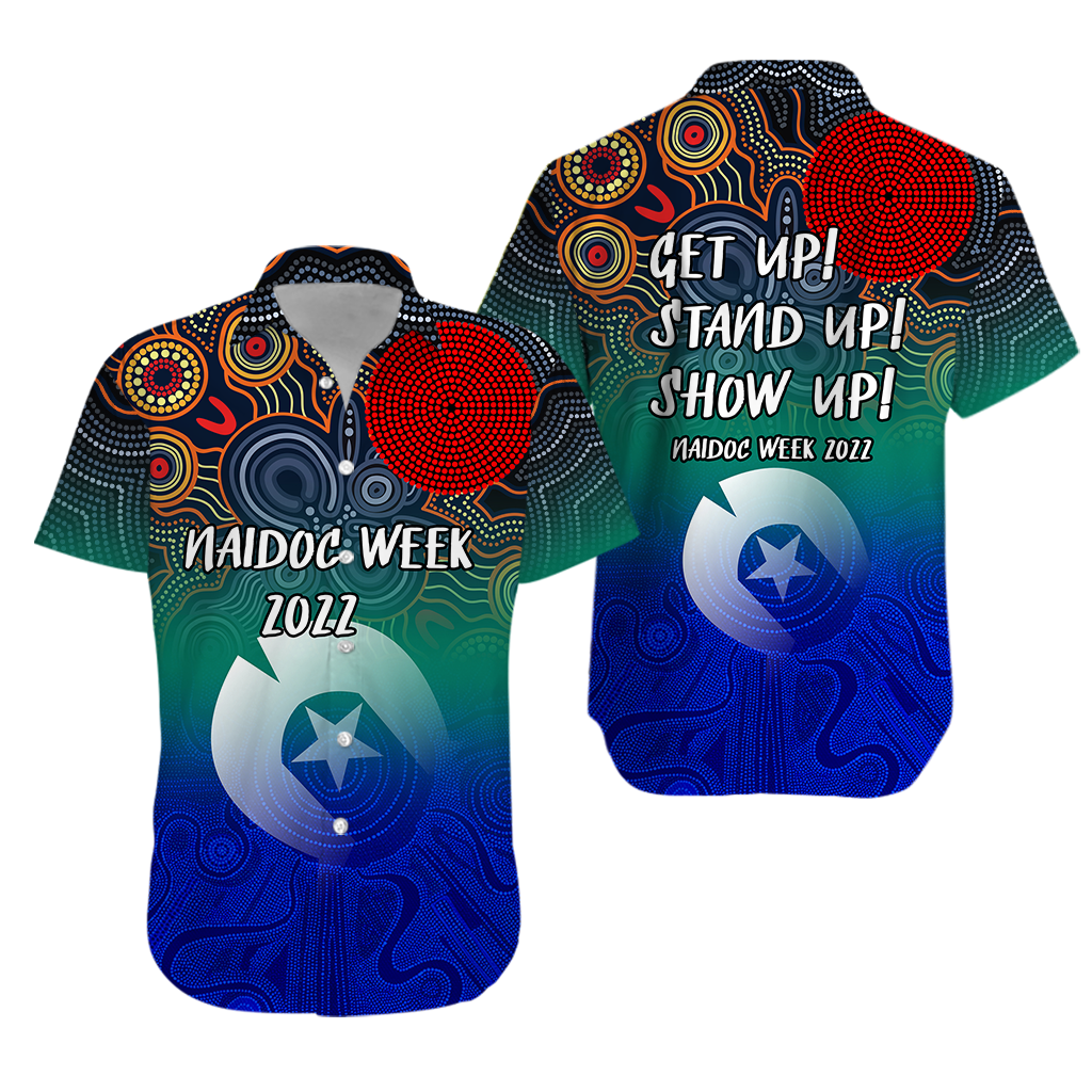 NAIDOC Week 2022 Torres Strait Islander  With Aboriginal - Dot Painting Art Hawaiian Shirt