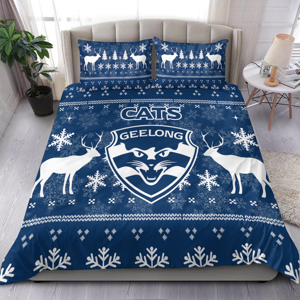 geelong-cats-bedding-set-christmas-ugly-style