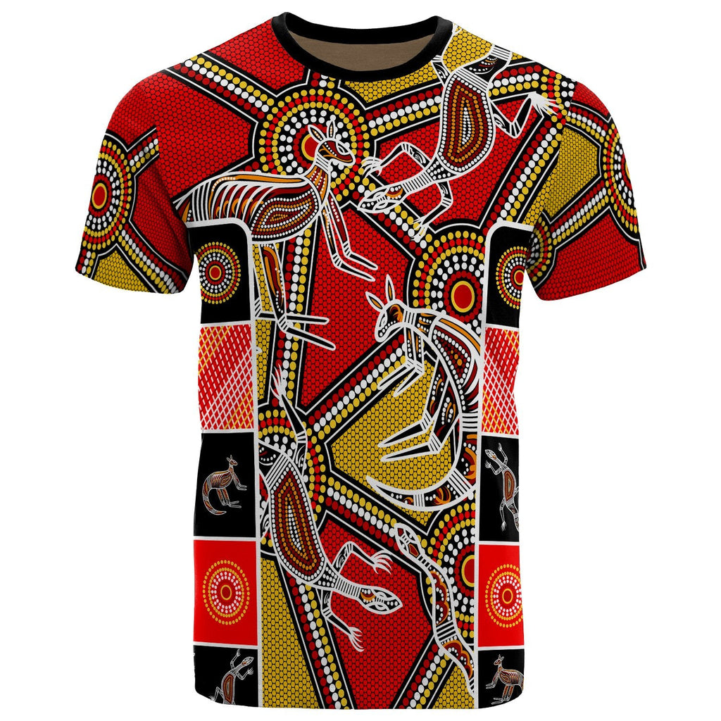 aboriginal-t-shirts-kangaroo-dot-painting-patterns