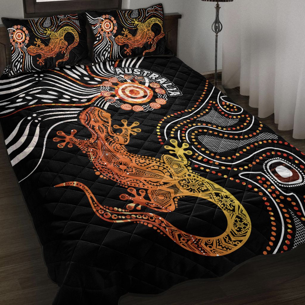 aboriginal-quilt-bed-set-lizard-sunshine