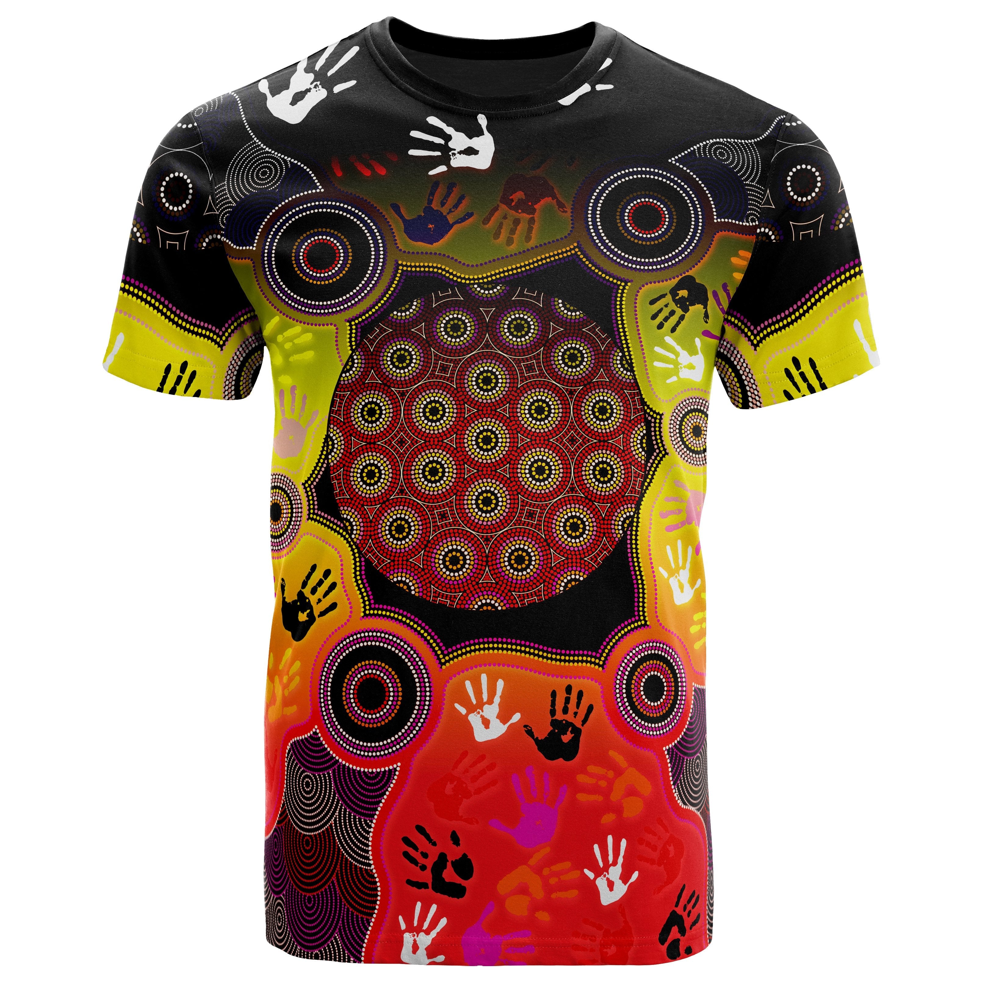 aboriginal-t-shirt-indigenous-circle-dot-painting-hand-art