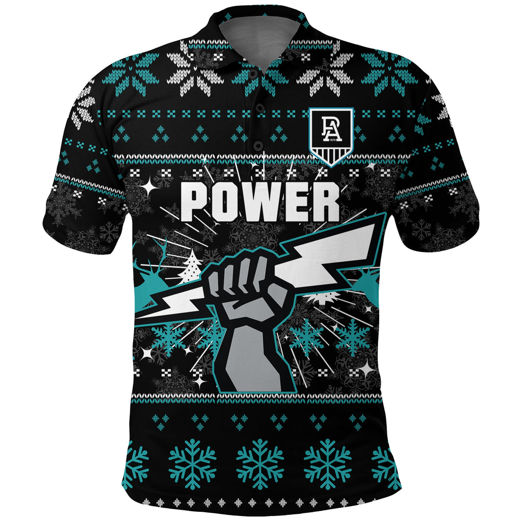 port-adelaide-polo-shirt-christmas-ugly-style