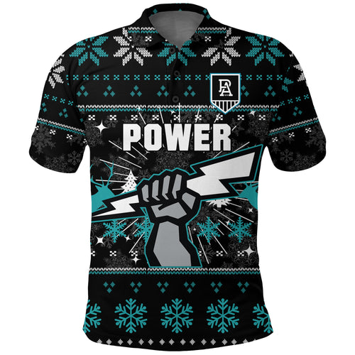 port-adelaide-polo-shirt-christmas-ugly-style