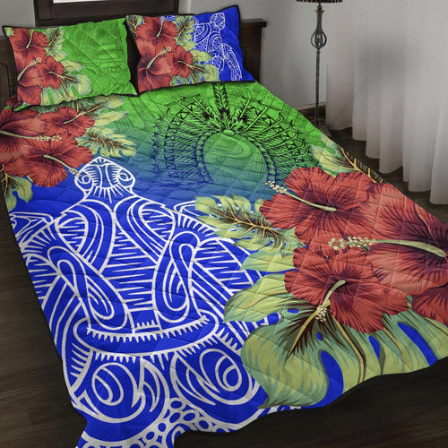 torres-strait-islanders-quilt-bed-set-ocean-hibiscus