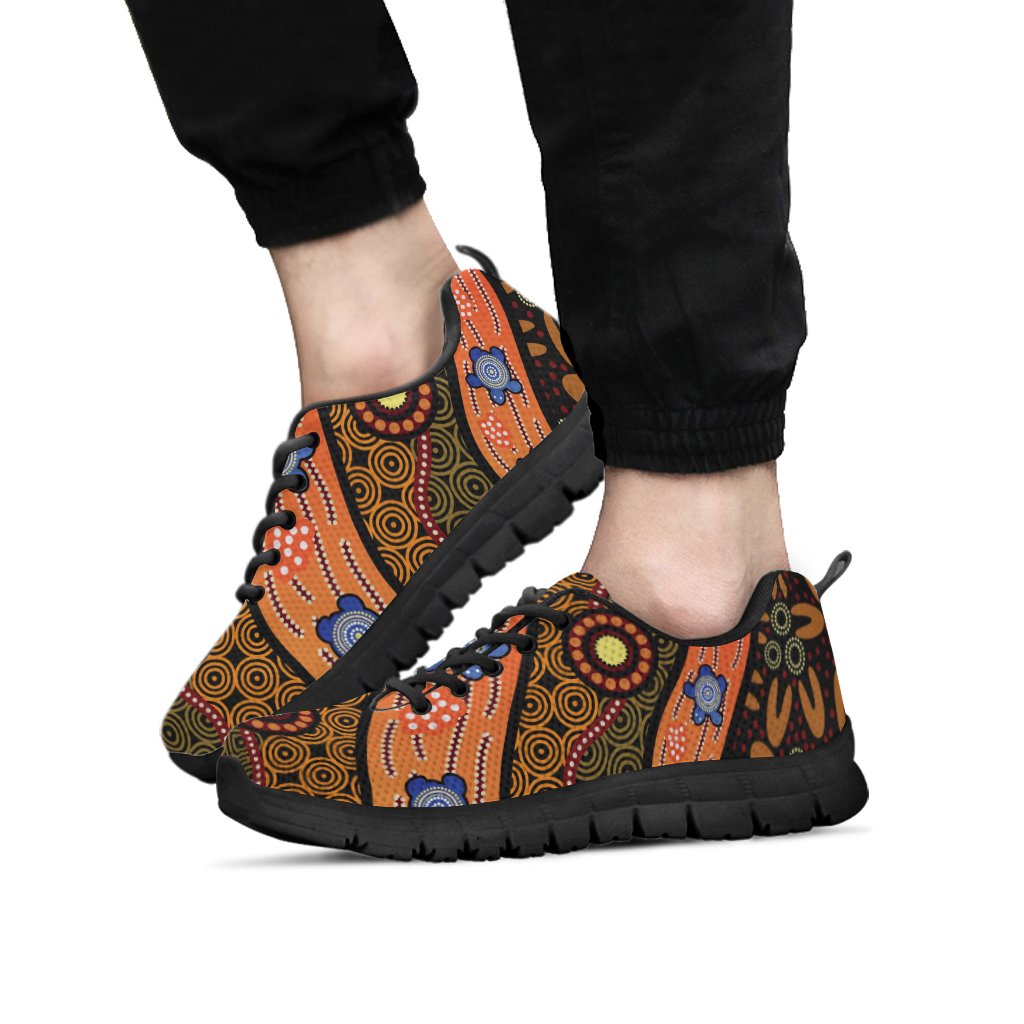 sneaker-aboriginal-dot-unique-style-turtle