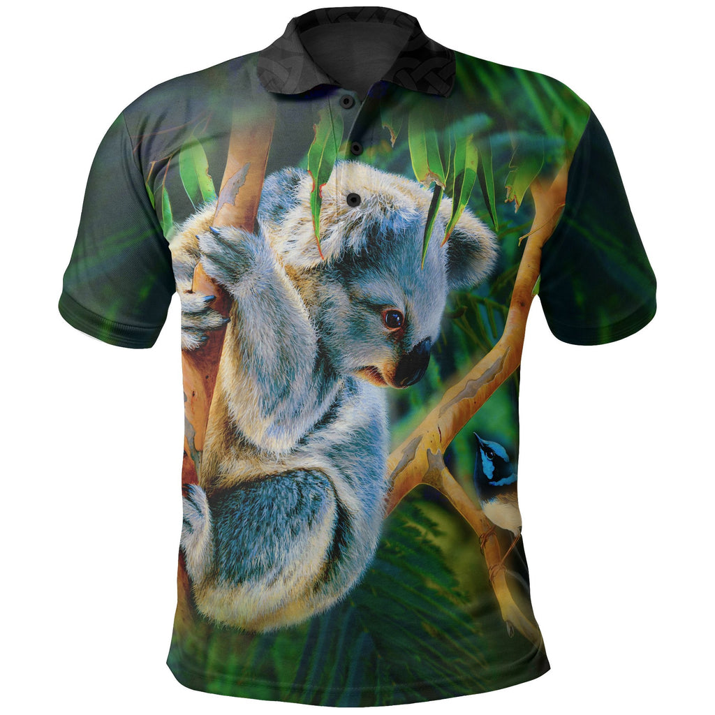 polo-shirt-3d-koala-shirt-koala-aussie-greeting