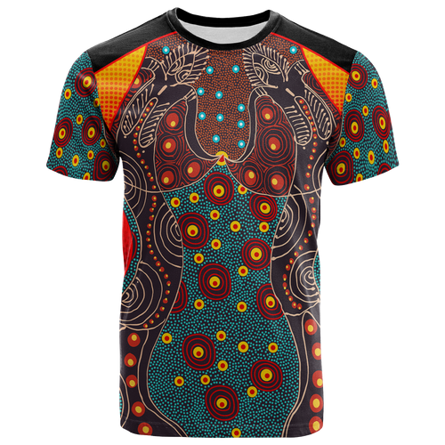 t-shirt-aboriginal-sublimation-dot-pattern-style-red
