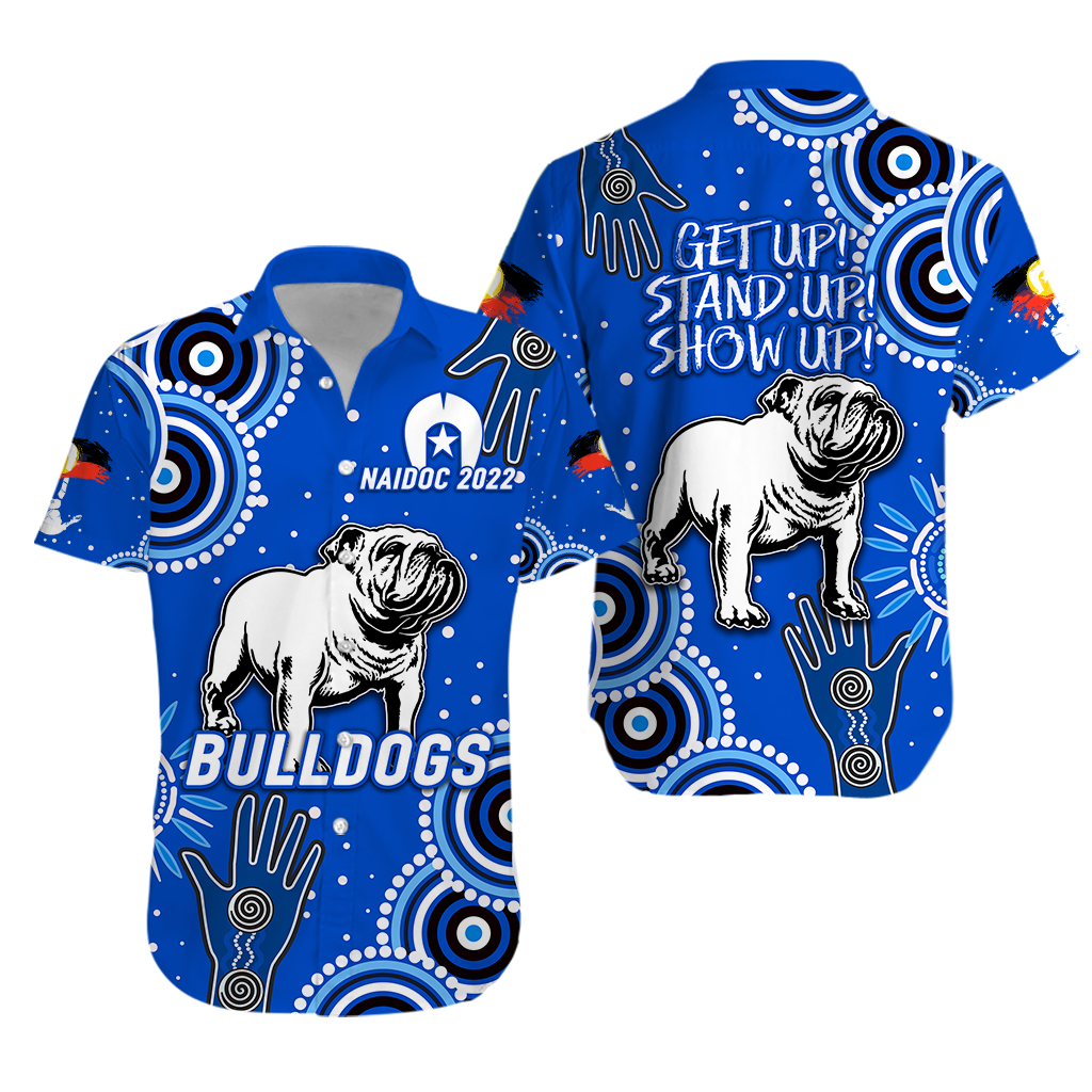 Bulldogs Rugby NAIDOC 2022 Aboriginal Hawaiian Shirt