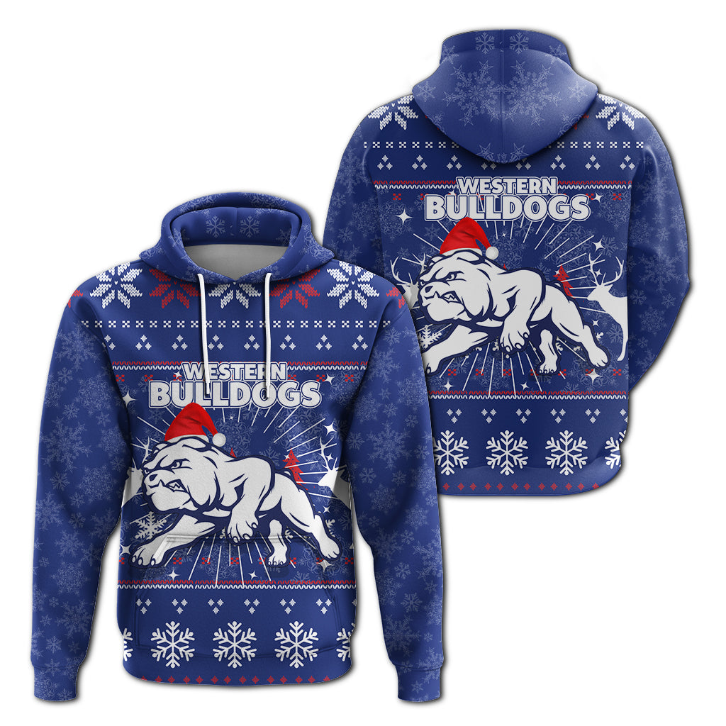 Western Bulldogs Hoodie - Christmas Ugly Style - LT12