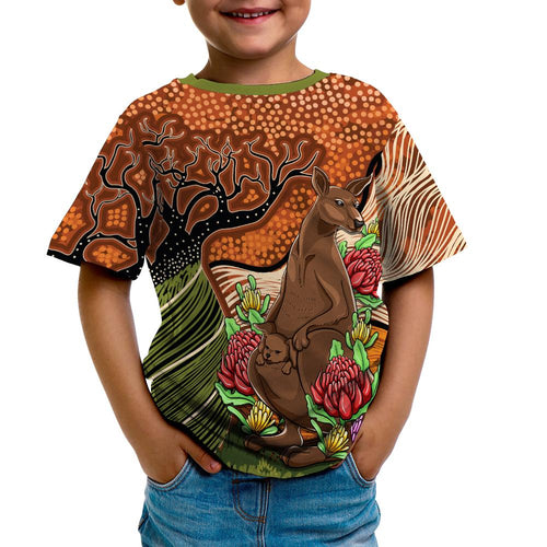 aboriginal-t-shirt-kids-kangaroo-with-indigenous-tree
