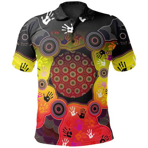 aboriginal-polo-shirt-indigenous-circle-dot-painting-hand-art