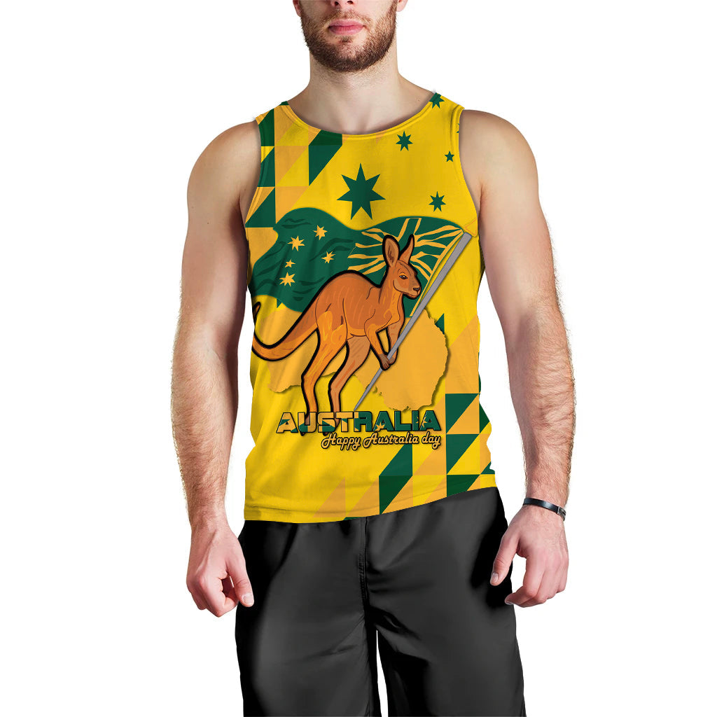 Australia Day Proud To Be Aussie Men Tank Top - LT12