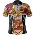 polo-shirt-aboriginal-dot-painting-lizard-shirt-unisex