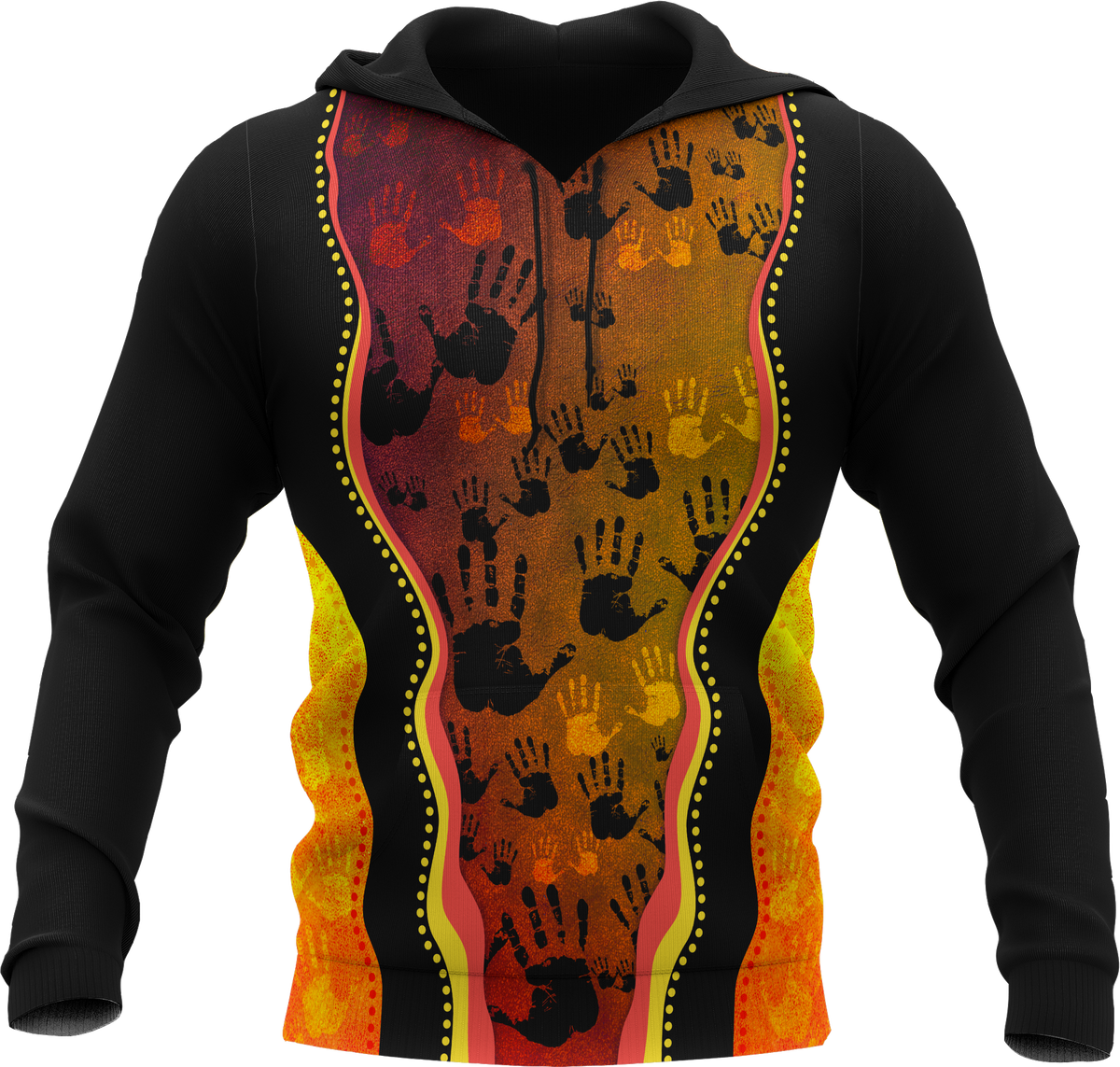 aboriginal-hoodie-aboriginal-rock-painting-hand-art-golden-style