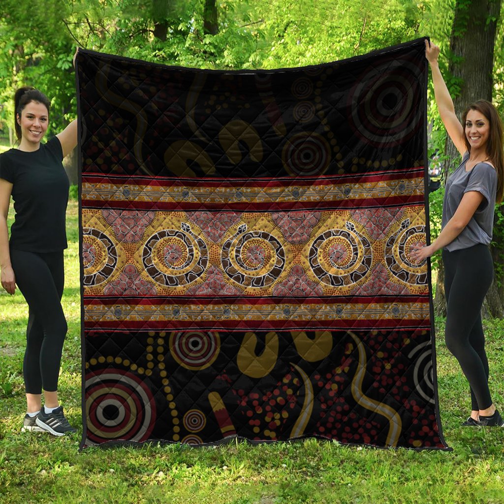quilts-snake-dot-panting-art