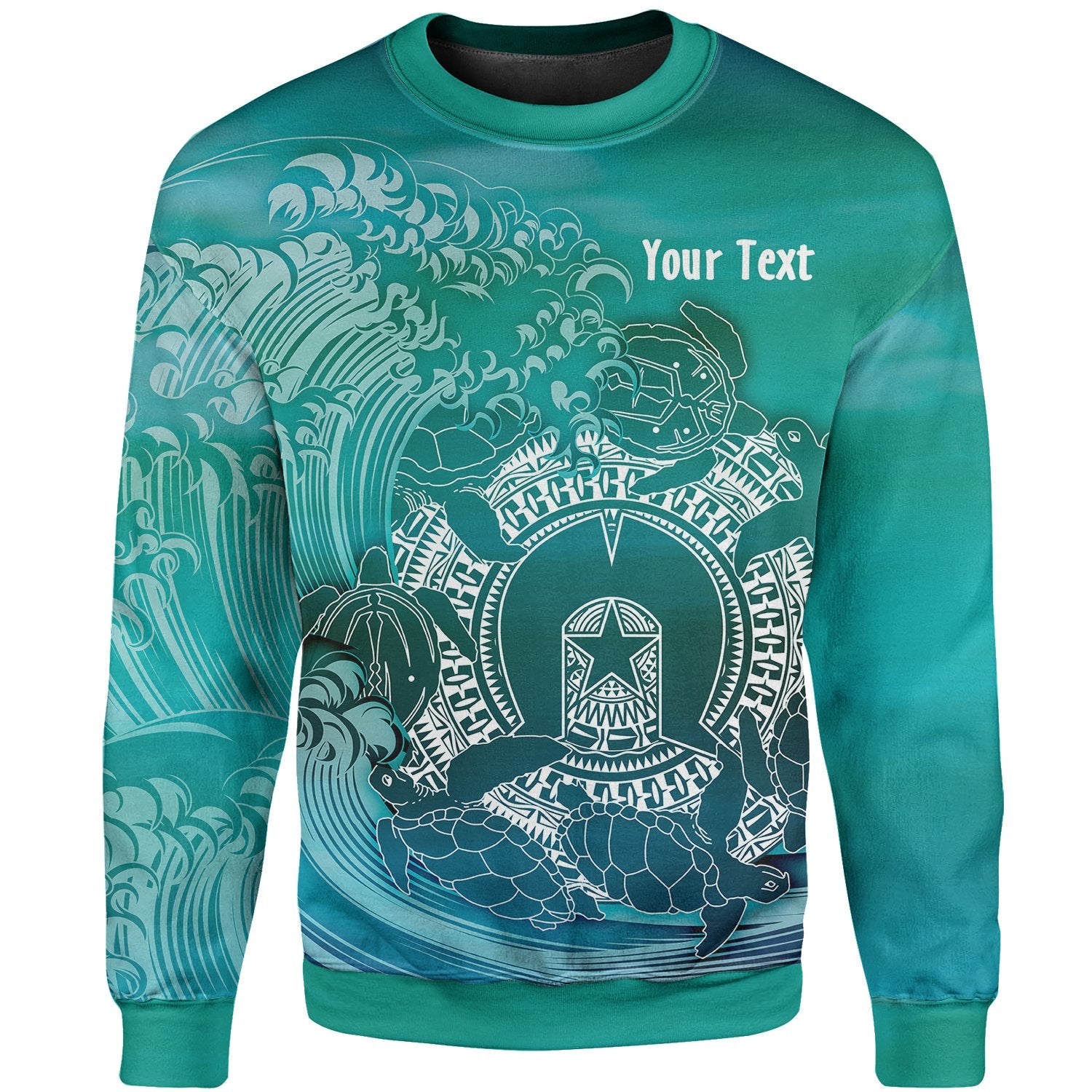 customaboriginal-sweaters-torres-strait-islands-in-wave