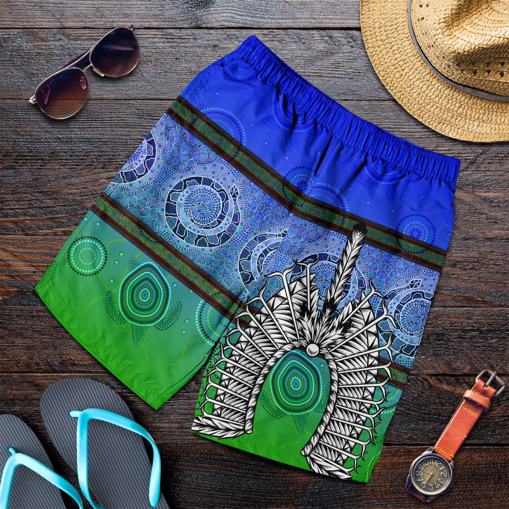 men-short-turtle-with-dhari-mask-snake-patterns