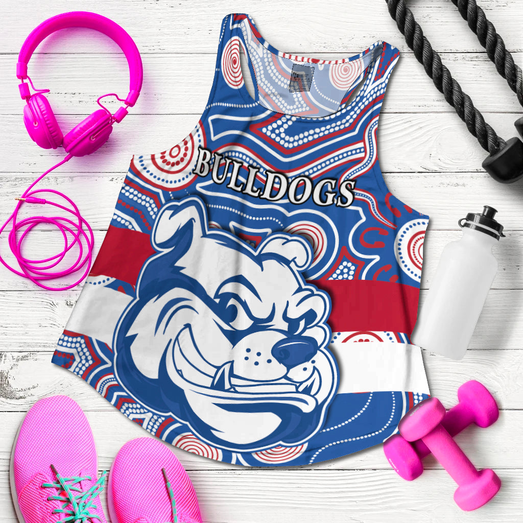 bulldogs-champion-2021-women-racerback-tank-western-indigenous-always-proud