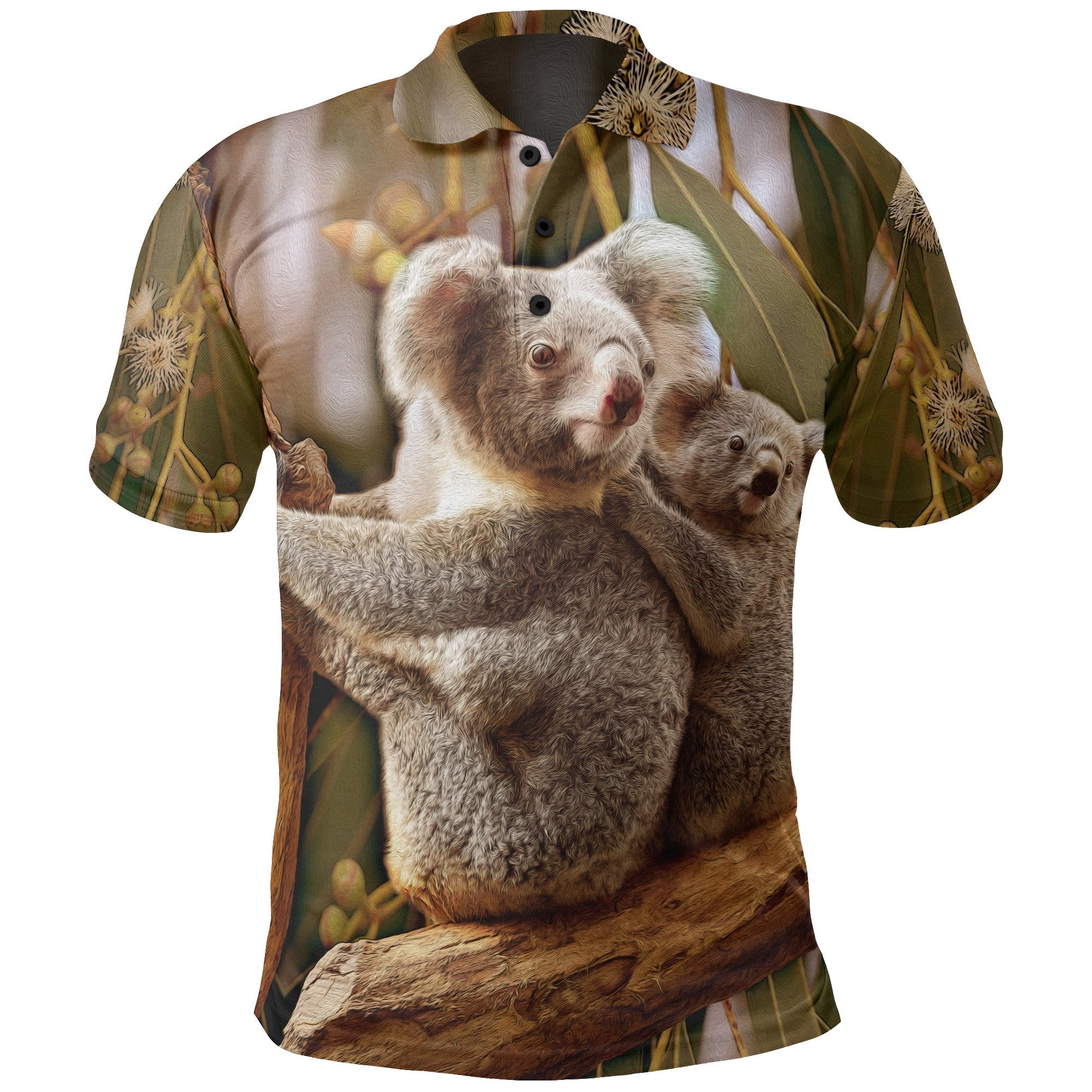polo-shirt-australian-koala-shirt-3d-koala