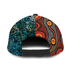 Australia Aboriginal Kangaroo Combine New Zealand Maori Kiwi Bird Cap - LT2