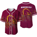 Brisbane Broncos Rugby Indigenous Baseball Jersey - LT12