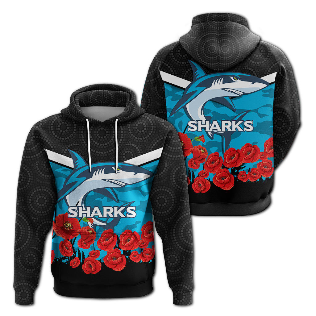cronulla-sutherland-sharks-anzac-day-indigenous-art-hoodie