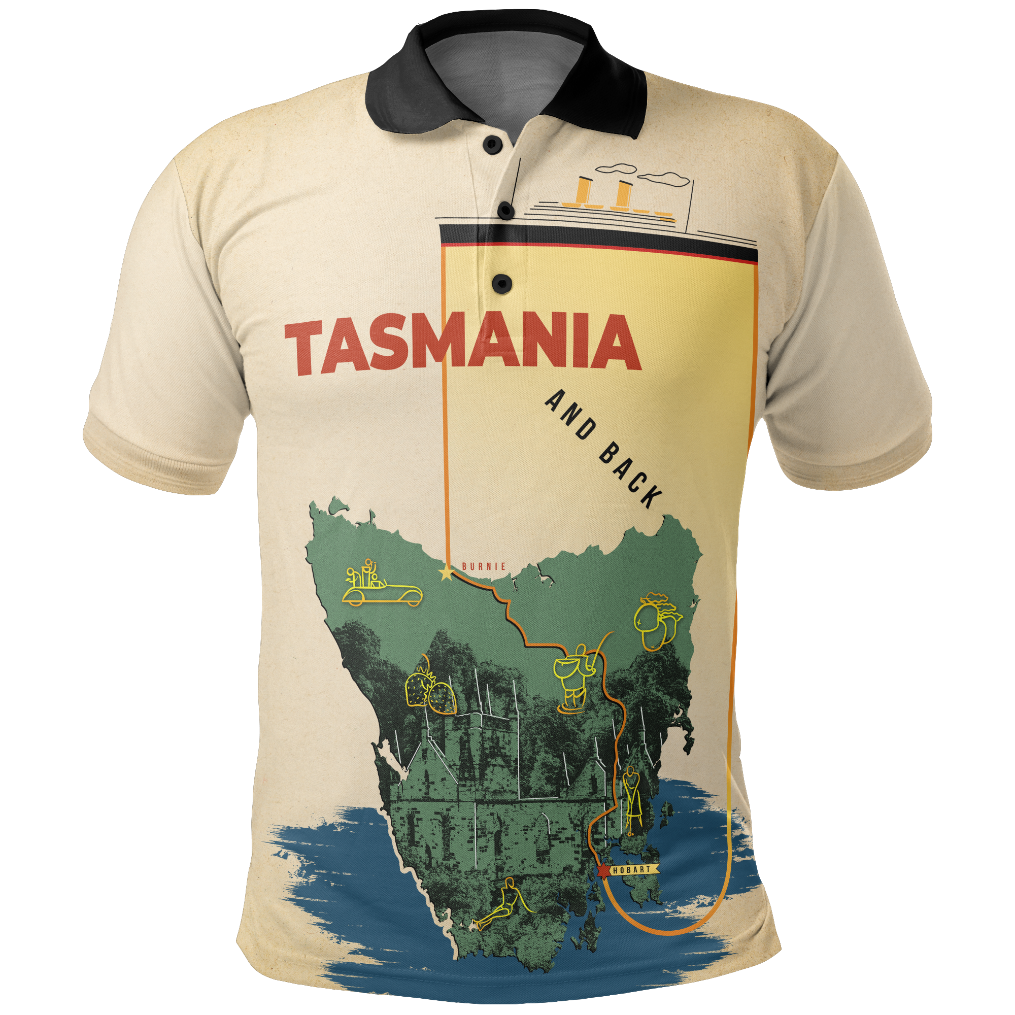 polo-shirt-tasmania-shirt-australia-famous-unisex