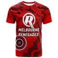 (Custom Personalised) Melbourne Renegades ANZAC Day Aboriginal T-Shirt 