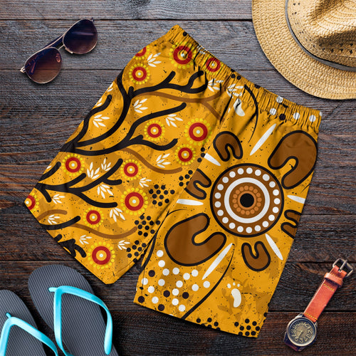 men-shorts-aboriginal-art-in-spring-style