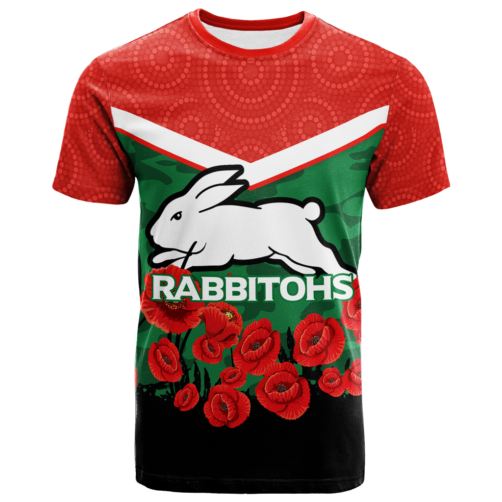 custom-personalised-rabbitohs-anzac-day-t-shirt-indigenous-art