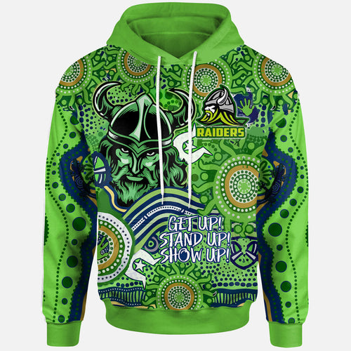 raiders-rugby-naidoc-week-watercolour-dot-painting-hoodie-custom-canberra-raiders-getting-up-standing-up-showing-up
