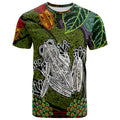 australia-aboriginal-inspired-custom-t-shirt-indigenous-watercolor-dot-art-frog