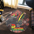 panthers-rugby-round-rug-naidoc-week-panther-with-aboriginal-dot-design-background-get-up-stand-up-show-up-round-rug