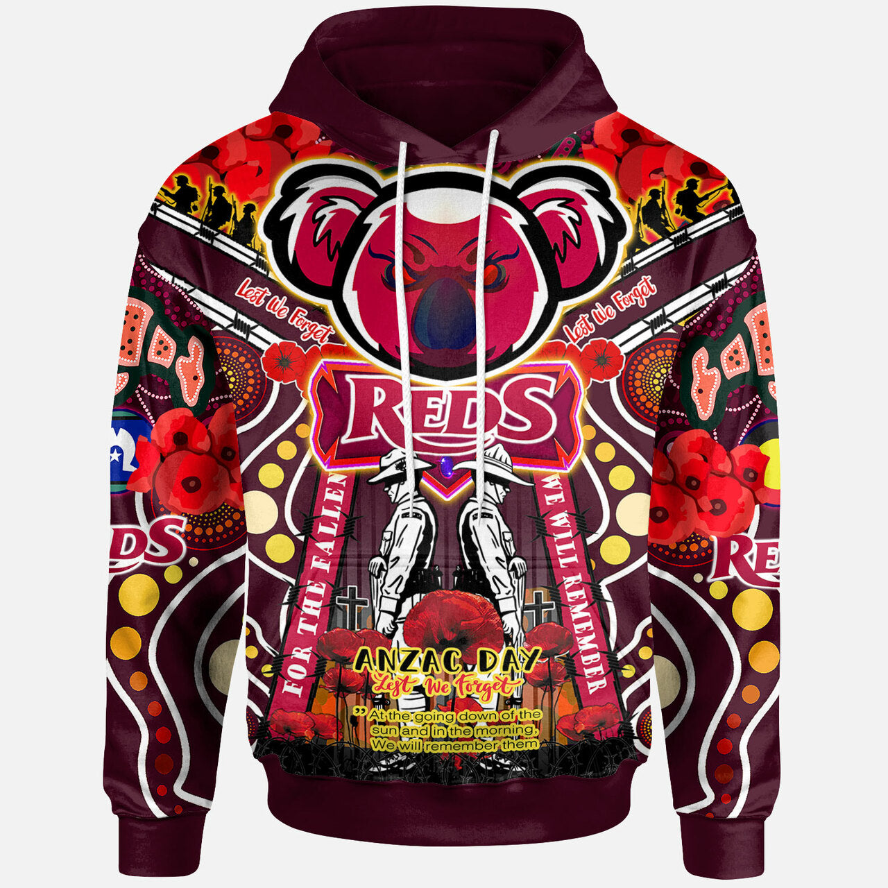 https-aussievibes-co-reds-rugby-anzac-aboriginal-custom-watercolour-hoodie-remembrance-queensland-reds-with-koala-and-poppy-flower