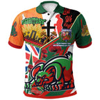 rabbitohs-rugby-polo-shirt-custom-remembrance-rabbitohs-anzac-quote-with-poppy-and-rosemary-polo-shirt