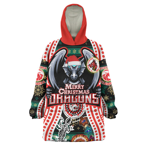 st-george-rugby-christmas-snug-hoodie-custom-merry-christmas-st-george-illawarra-dragons-oodie-blanket