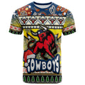 cowboys-rugby-christmas-t-shirt-custom-xmas-cowboys-christmas-balls-snowflake-with-aboriginal-patterns-t-shirt