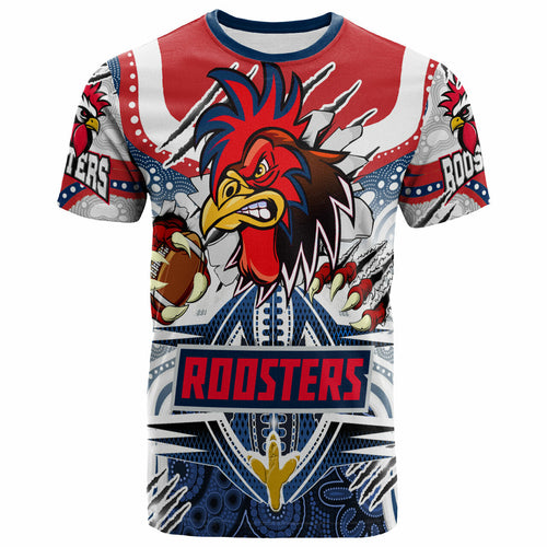 roosters-rugby-aboriginal-custom-t-shirt-super-indigenous-sydney-roosters-scratch-style