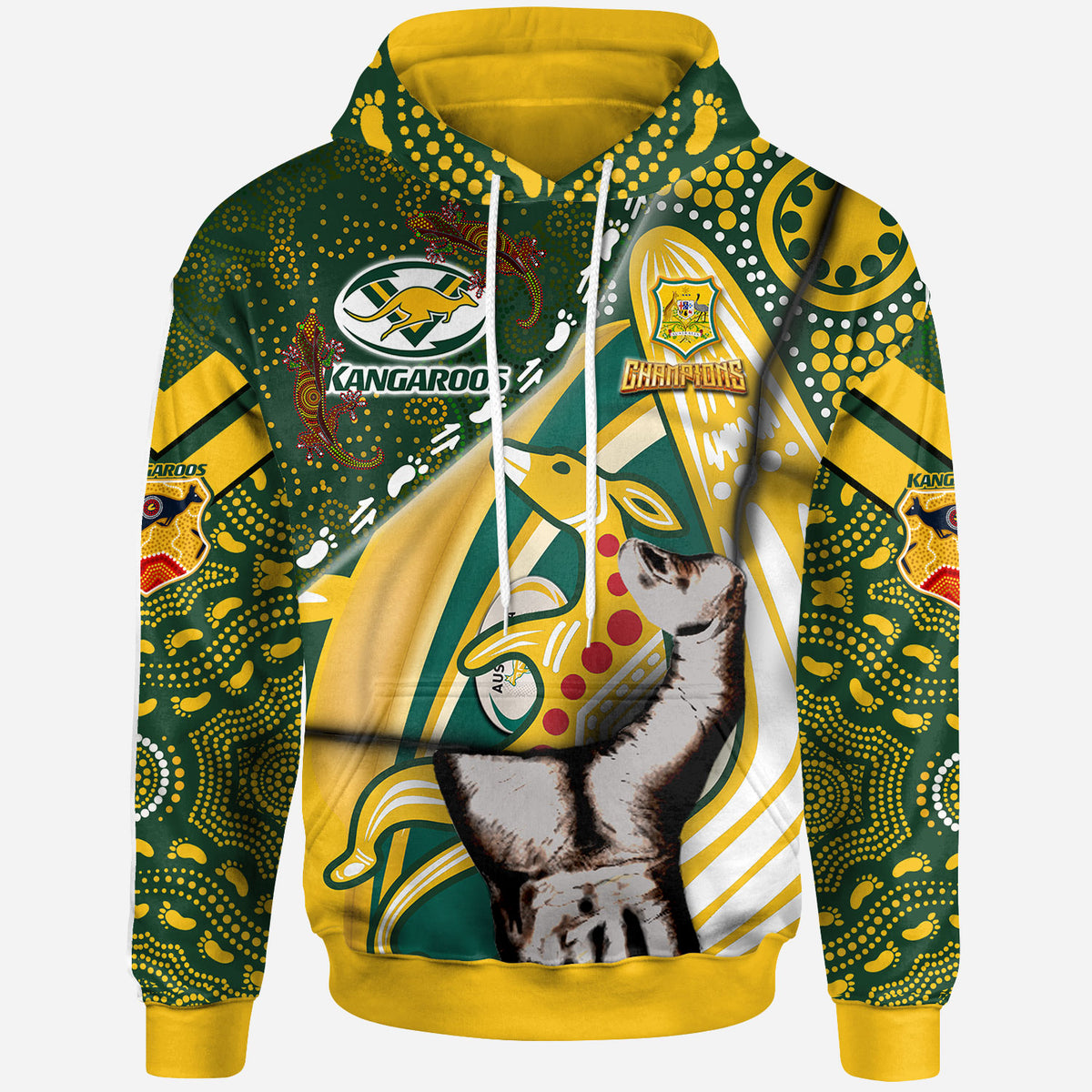 australian-kangaroos-rugby-patronage-hoodie-custom-the-kangaroos-bloods-in-my-veins-indigenous-aboriginal-hoodie