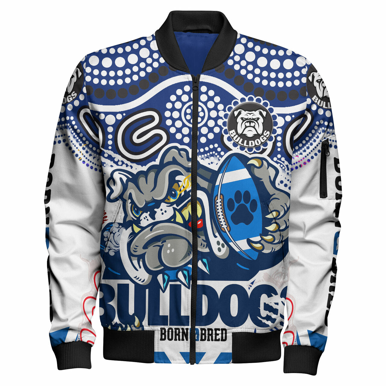 https-aussievibes-co-bulldogs-rugby-born-bred-bomber-jacket-custom-indigenous-bulldogs-with-rugby-ball-and-aboriginal-patterns