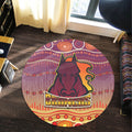 broncos-rugby-round-rug-horse-aboriginal-patterns-round-rug