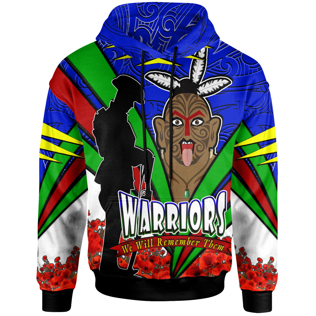 warriors-rugby-hoodie-custom-warriors-we-will-remember-them-and-poppies-hoodie