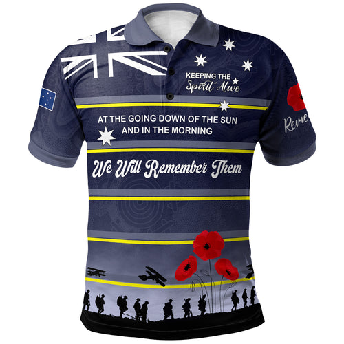 australia-north-queensland-anzac-custom-polo-shirt-keeping-the-spirit-alive-polo-shirt