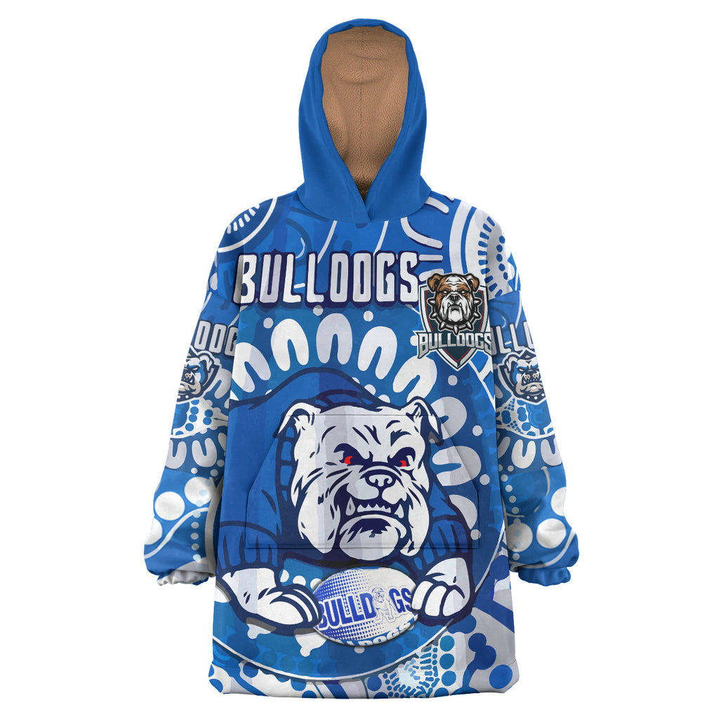 bulldogs-rugby-aboriginal-watercolour-snug-hoodie-indigenous-canterbury-bankstown-bulldogs-with-rugby-ball-oodie-blanket